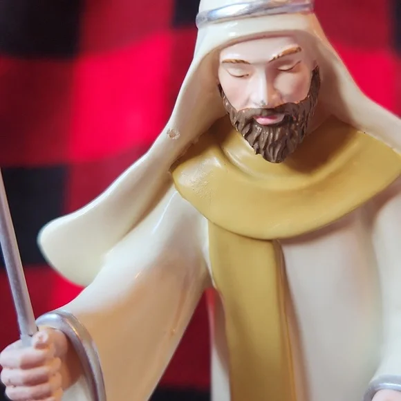 Hawthorne  Village, Christmas Holiday, Off-White Nativity Scene Set Decoration - Picture 16 of 16